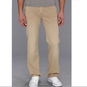 Men’s 38x30 7 For All Mankind Carsen Khaki Jeans